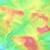 Hejnice topographic map, elevation, terrain