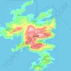Symi topographic map, elevation, terrain