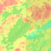 Wuskwatim Lake topographic map, elevation, terrain