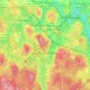 North Smithfield topographic map, elevation, terrain
