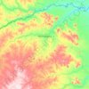 Montalvânia topographic map, elevation, terrain