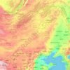 Inner Mongolia topographic map, elevation, terrain