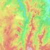 Brindabella topographic map, elevation, terrain