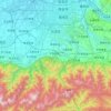 Chang'an District topographic map, elevation, terrain