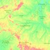 Alvorada d'Oeste topographic map, elevation, terrain