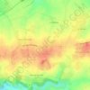 Gerville topographic map, elevation, terrain