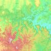 Muswellbrook Shire Council topographic map, elevation, terrain