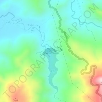 Rotiklot Dam topographic map, elevation, terrain