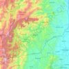 Ifugao topographic map, elevation, terrain