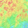 Vantaa topographic map, elevation, terrain