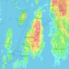 Aquidneck Island topographic map, elevation, terrain