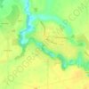 Лужки topographic map, elevation, terrain