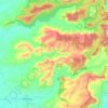 Mount Colliery topographic map, elevation, terrain