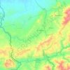 Las Lajas topographic map, elevation, terrain