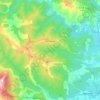 Antisanti topographic map, elevation, terrain