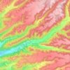 Allemagne-en-Provence topographic map, elevation, terrain