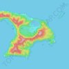 Raoul Island topographic map, elevation, terrain