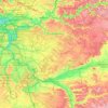 Sena y Marne topographic map, elevation, terrain