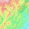 大川镇 topographic map, elevation, terrain