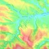 Spannberg topographic map, elevation, terrain