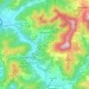 Savignone topographic map, elevation, terrain