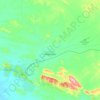 Paraburdoo topographic map, elevation, terrain