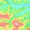 Burwash topographic map, elevation, terrain