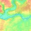 Moléans topographic map, elevation, terrain