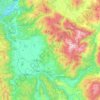 Velino topographic map, elevation, terrain