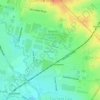 Yennora topographic map, elevation, terrain