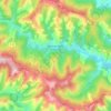Moissac-Vallée-Française topographic map, elevation, terrain
