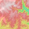 Mount Werong topographic map, elevation, terrain