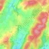 Avrigney topographic map, elevation, terrain