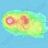 Ilha Terceira topographic map, elevation, terrain