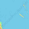 New Caledonia (EEZ) topographic map, elevation, terrain