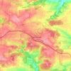 Gussenstadt topographic map, elevation, terrain