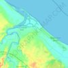 Moore Park Beach topographic map, elevation, terrain