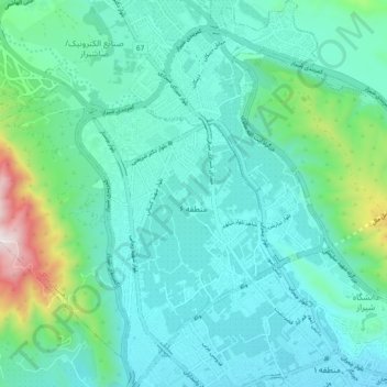 zone 6 topographic map, elevation, terrain