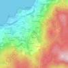 Cela topographic map, elevation, terrain