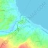 Poblacion topographic map, elevation, terrain