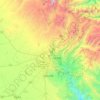 El Alto topographic map, elevation, terrain