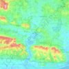 River Arun topographic map, elevation, terrain