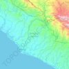 Bengkulu Selatan topographic map, elevation, terrain