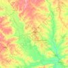 Brazos County topographic map, elevation, terrain