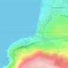 Rat Beach topographic map, elevation, terrain