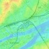 Petite Amazonie topographic map, elevation, terrain