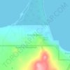 Goode Beach topographic map, elevation, terrain
