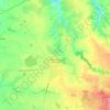 Les Landes-Genusson topographic map, elevation, terrain