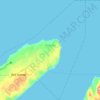 Wabana topographic map, elevation, terrain