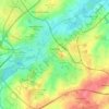 Cambrai topographic map, elevation, terrain